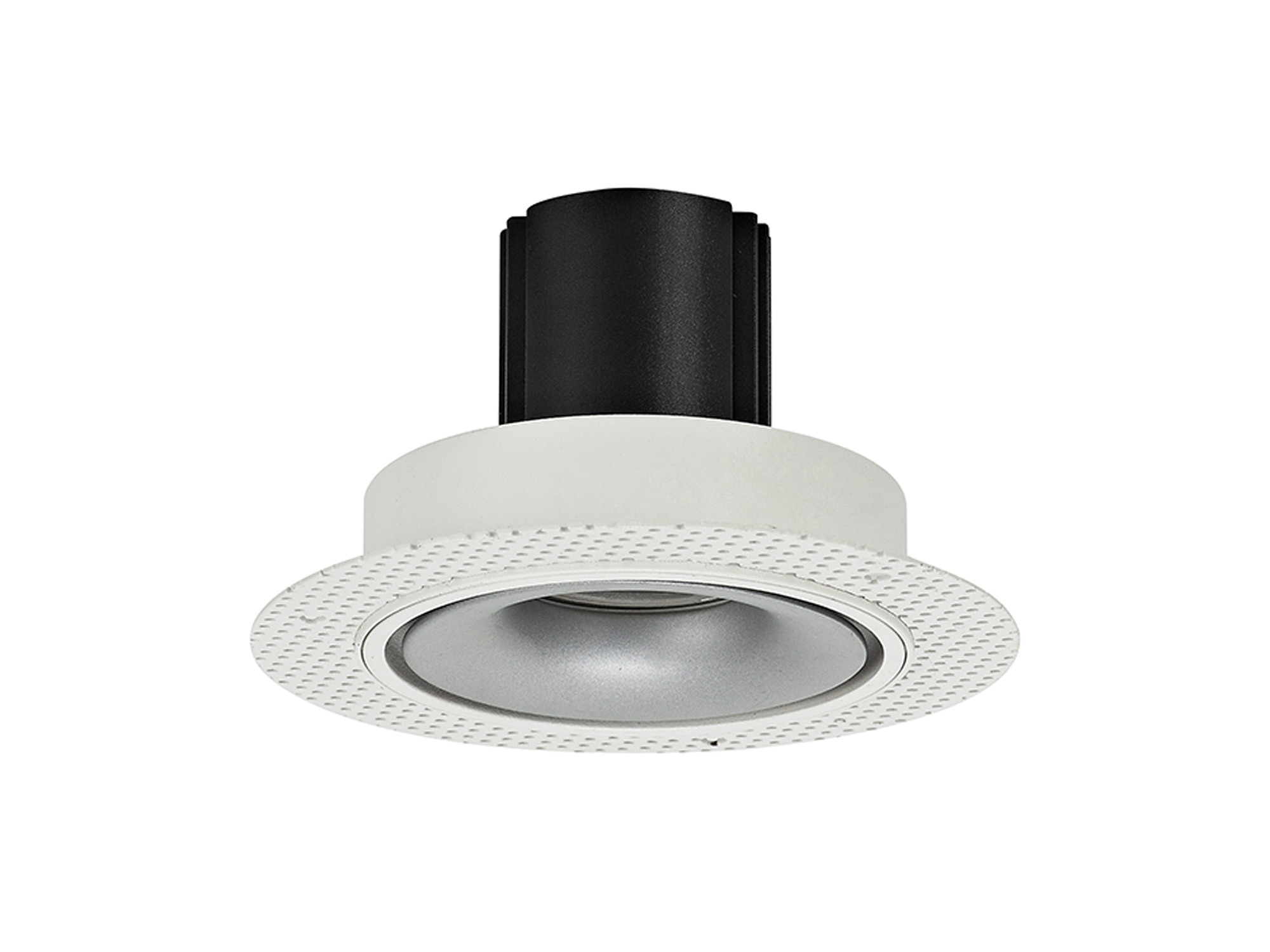 DM202084  Bolor T 9 Tridonic Powered 9W 2700K 770lm 24° CRI>90 LED Engine White/Silver Trimless Fixed Recessed Spotlight; IP20